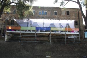 palco layher a Spoltore